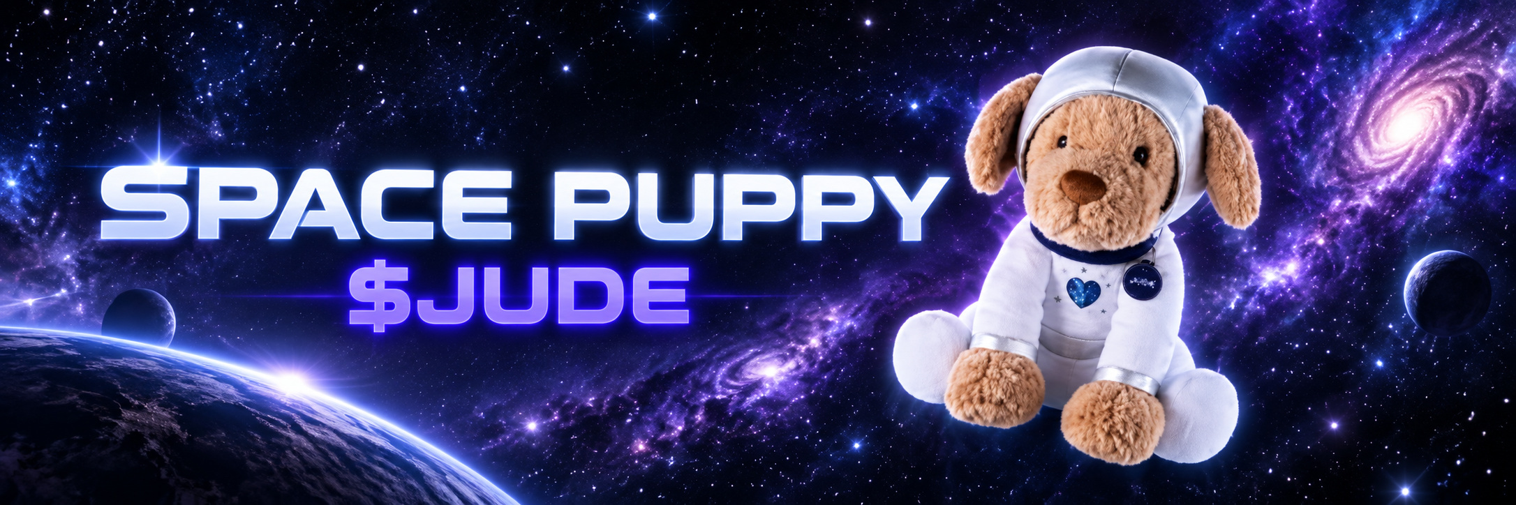 Space Puppy JUDE banner